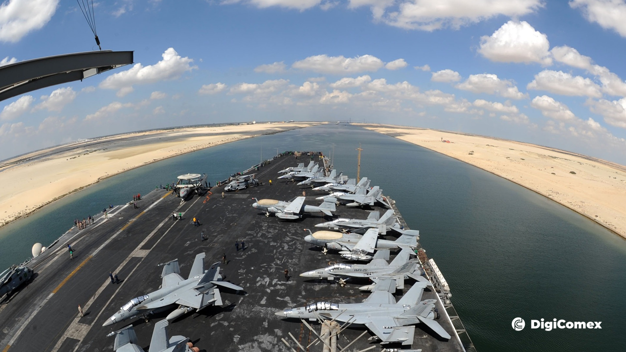 Como a Guerra Israel-Hamas influencia os Fretes Internacionais no Canal de Suez