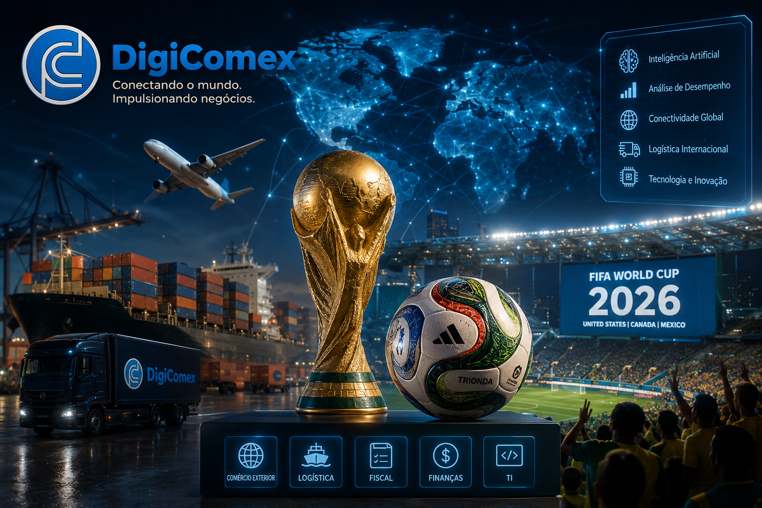 Tem comex na copa?